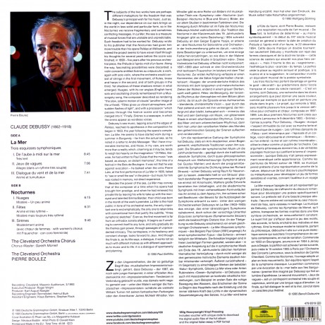 Pierre Boulez: Debussy La Mer, Nocturnes [Winyl]