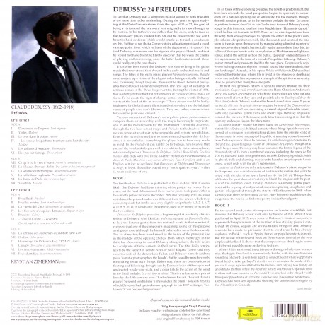 Krystian Zimerman: Debussy Preludes [2xWinyl]