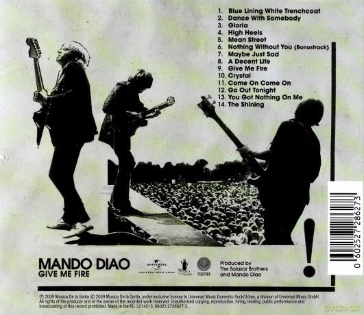 Mando Diao: Give Me Fire [CD]