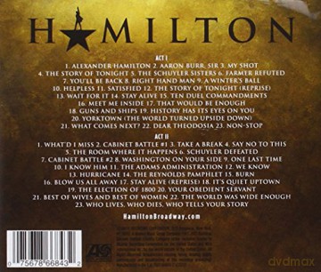 Hamilton soundtrack (Lin-Manuel Miranda) [2CD]