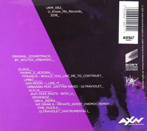 Ultraviolet soundtrack (Wojtek Urbański) [CD]