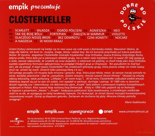 Closterkeller: Dobre Bo Polskie [CD]