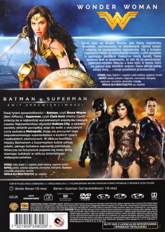 Wonder Woman / Batman Vs Superman [2DVD]