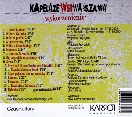Kapela Ze Wsi Warszawa: Wykorzenienie [CD]+[DVD]