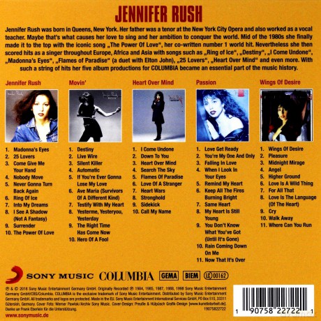 Jennifer Rush: Original Album Classics [5CD]