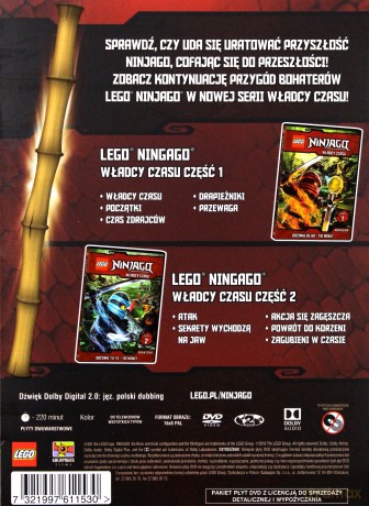 LEGO Ninjago Władcy Czasu część 1 [2DVD]