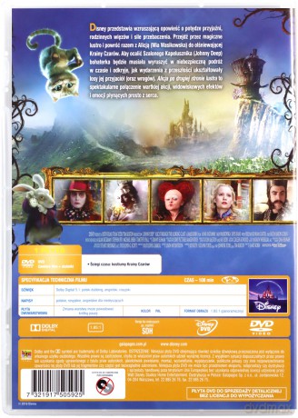 Alicja po drugiej stronie lustra (Disney) [DVD]