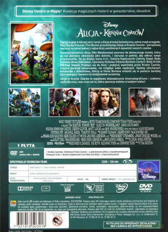 Alicja w Krainie Czarów (Disney) [DVD]