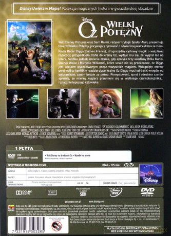 Oz Wielki i Potężny (Disney) [DVD]