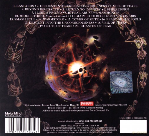 Cerebral Fix: Bastards (Remastered + Bonus Tracks) (digipack) [CD]