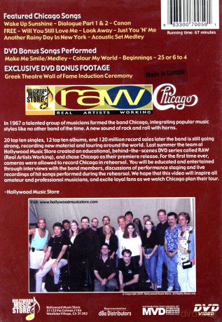 Chicago: Raw: Real Artists Working [DVD]