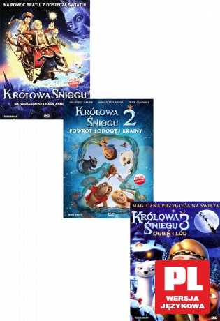 Królowa Śniegu / Królowa Śniegu 2 / Królowa Śniegu 3 Pakiet [3DVD]