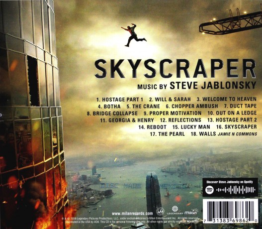 Skyscraper soundtrack (Drapacz chmur) (Steve Jablonsky) [CD]