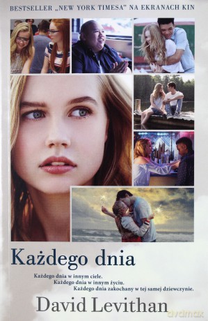 Każdego dnia (okładka filmowa) - David Levithan [KSIĄŻKA]