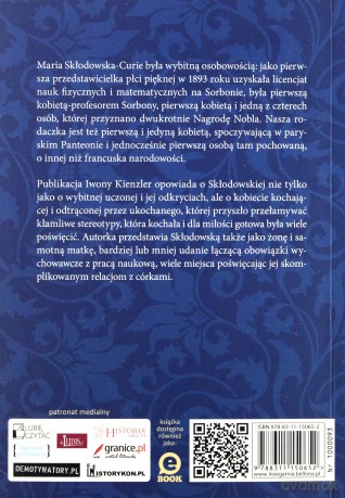 Maria Skłodowska-Curie. Złodziejka mężów. Życie i miłości - Iwona Kienzler [KSIĄŻKA]