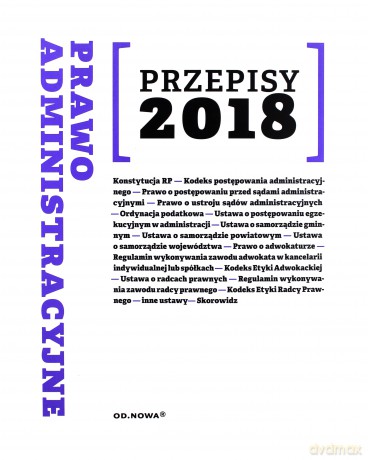 Przepisy 2018 prawo administracyjne [KSIĄŻKA]