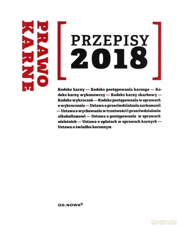 Przepisy 2018 prawo karne [KSIĄŻKA]
