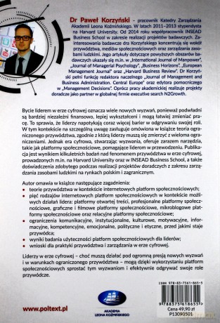 Przywództwo w erze cyfrowej. Sposoby pokonywania ograniczeń na platformach społecznościowych - Paweł Korzyński [KSIĄŻKA]