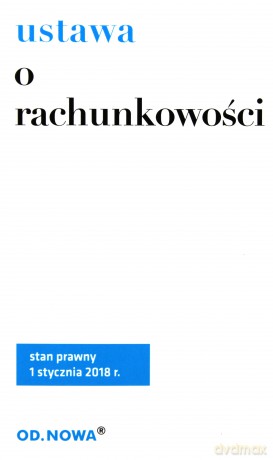 Ustawa o rachunkowości 01.2018 [KSIĄŻKA]