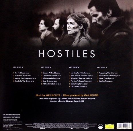 Hostiles soundtrack (Max Richter) [2xWinyl]