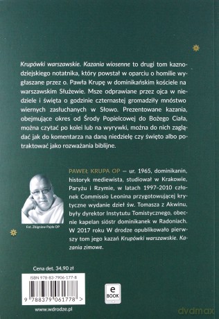 Krupówki warszawskie. Kazania wiosenne - Paweł Krupa [KSIĄŻKA]