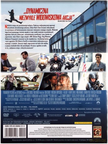 Mission: Impossible 6 - Fallout (booklet) [DVD]