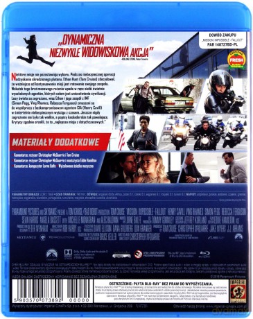 Mission: Impossible 6 - Fallout [Blu-Ray]