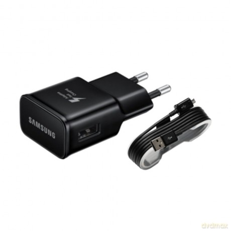 Ładowarka sieciowa Samsung EP-TA20EBE + kabel ECB-DU4EBE 2A czarna