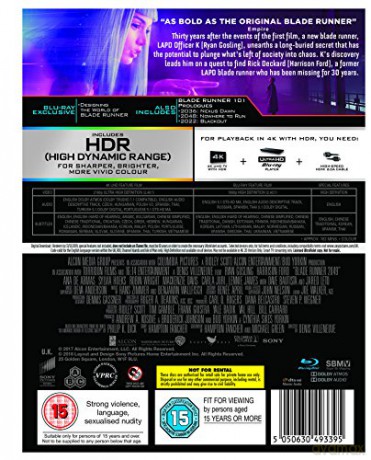 Blade Runner 2049 [Blu-Ray 4K]+[Blu-Ray]