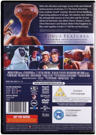 E.T. The Extra Terrestrial (2012 Reissue) [DVD]