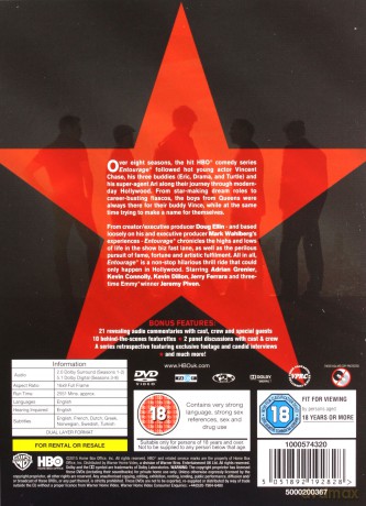 Entourage Season 1-8 [21DVD]