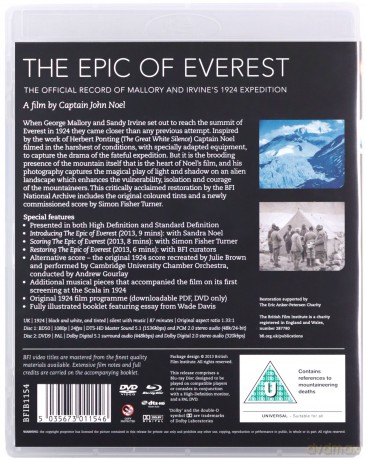 The Epic Of Everest [Blu-Ray]+[DVD]