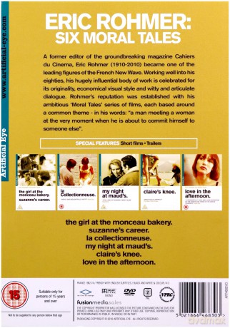 Eric Rohmer Six Moral Tales [5DVD]