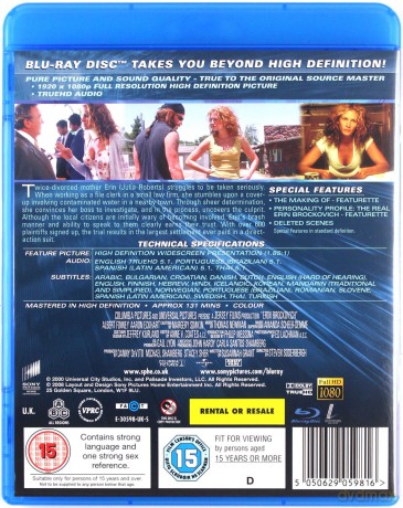 Erin Brockovich [Blu-Ray]