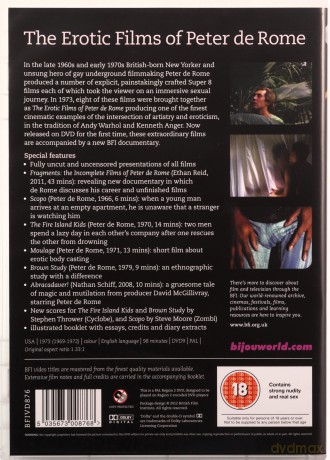 Erotic Films of Peter De Rome [DVD]