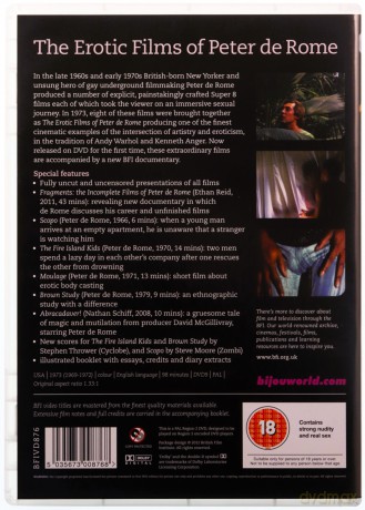 Erotic Films of Peter De Rome [DVD]