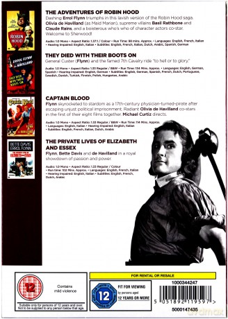 Erroll Flynn Signature Collection [4DVD]
