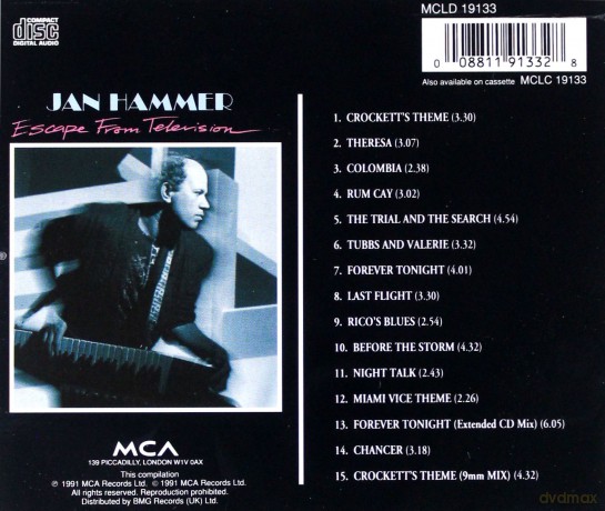 Jan Hammer: Escape From Television [CD]