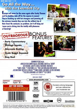 Euro Trip - Unseen [DVD]