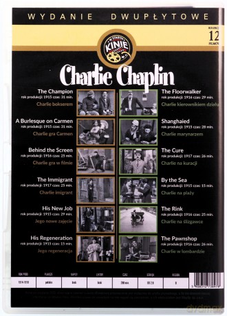Wieczny włóczęga: kolekcja 12 filmów Chaplina [BOX] [2DVD]