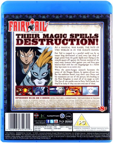 Fairy Tail Part 8 (Episodes 85-96) [Blu-Ray]
