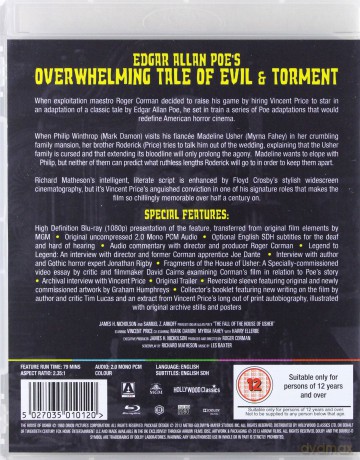 Fall Of The House Of Usher [Blu-Ray]