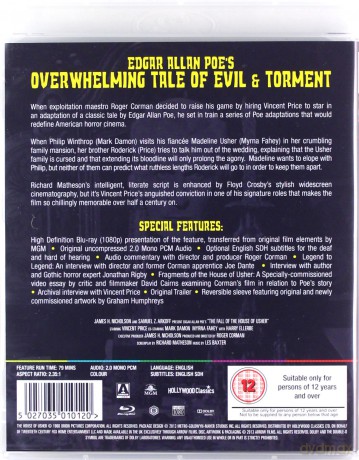 Fall Of The House Of Usher [Blu-Ray]