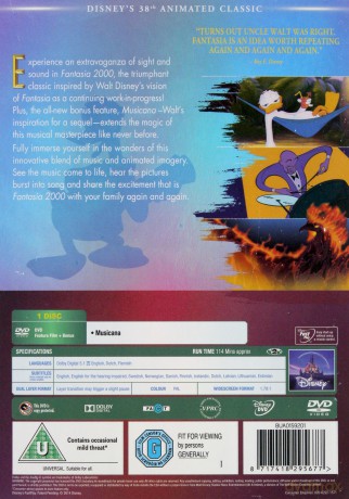 Fantasia 2000 (Fantazja) (Disney) [DVD]