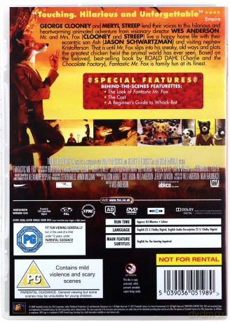 Fantastic Mr Fox [DVD]