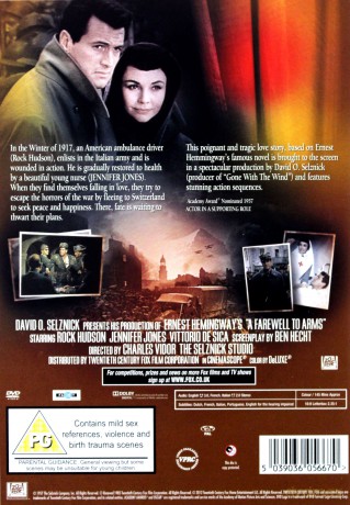 Farewell To Arms [DVD]