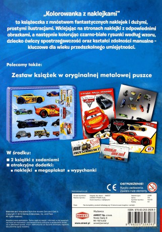 Auta. Kolorowanka z naklejkami [KSIĄŻKA]