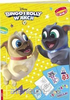 Bingo i Rolly w akcji Kolorowanka i naklejki [KSIĄŻKA]
