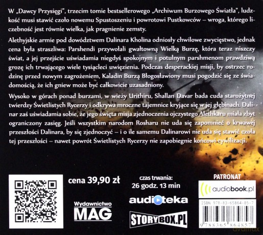 Dawca przysięgi (Tom 1) - Brandon Sanderson [AUDIOBOOK]