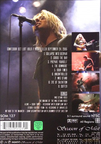 Confessor: Live In Norway  [DVD]